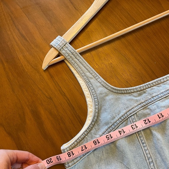 Madewell Denim A-Line Sleeveless Mini Dress NWT - Picture 6 of 10